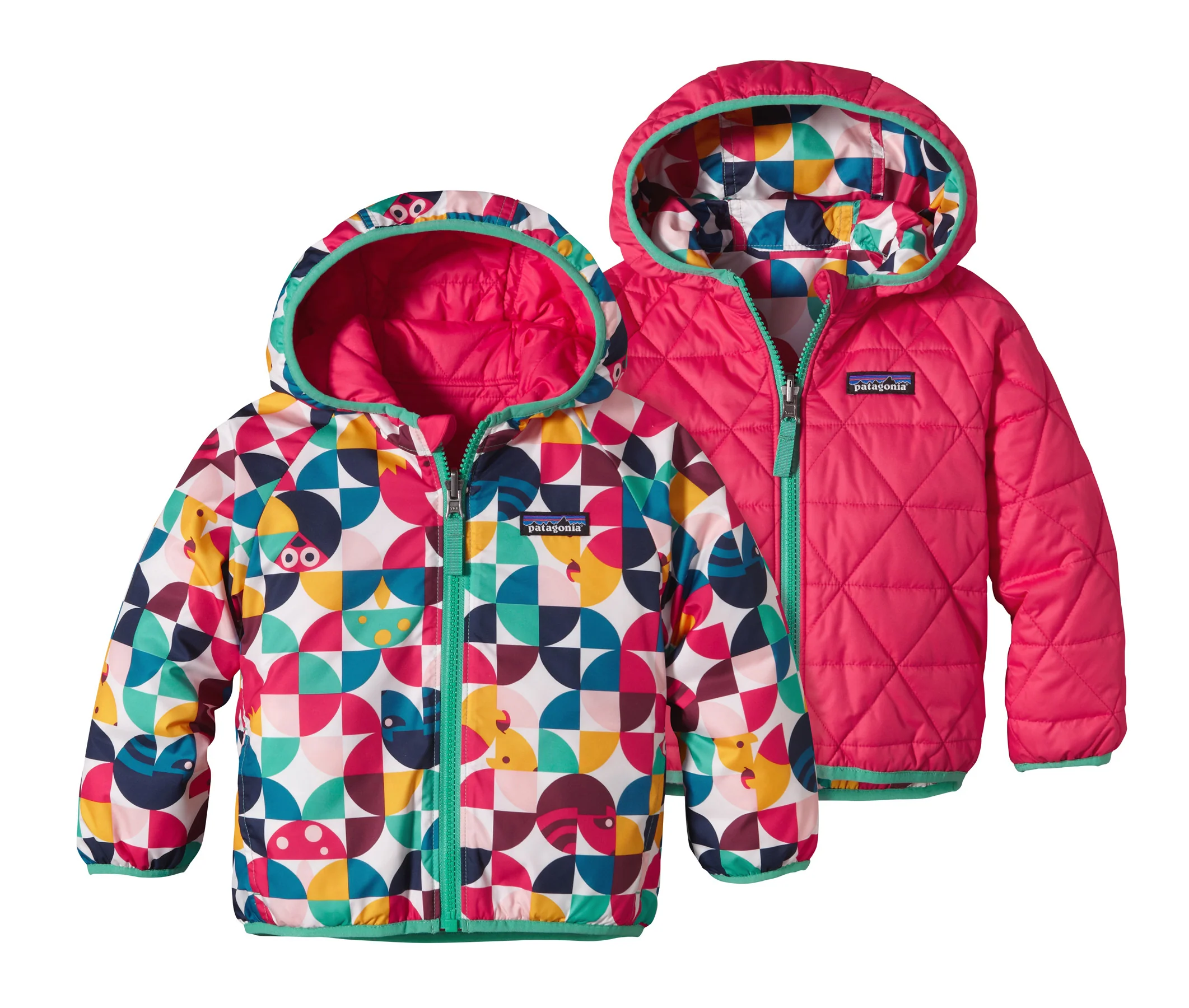 Baby Reversible Puff-Ball Jacket