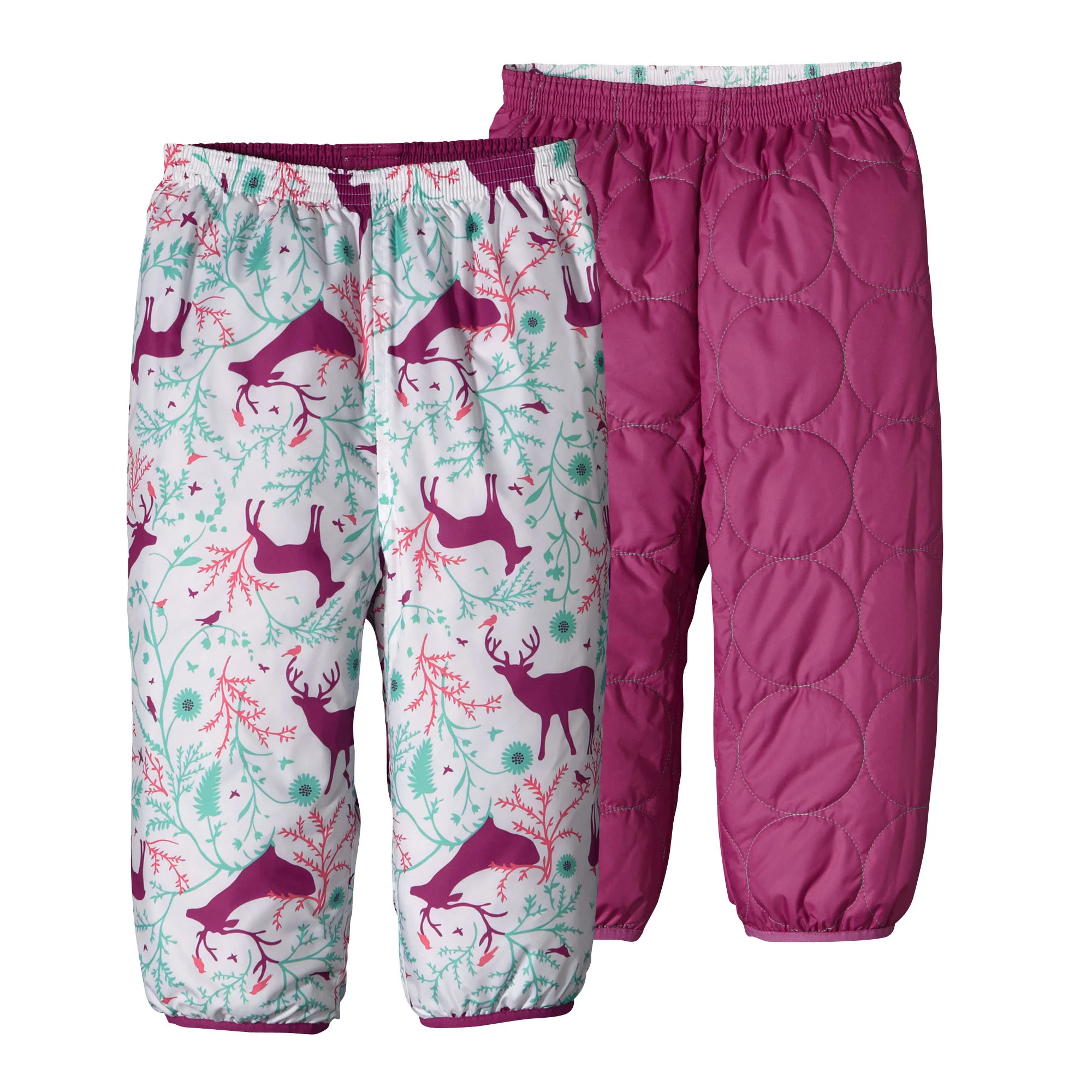 Baby Reversible Puff-Ball Pants