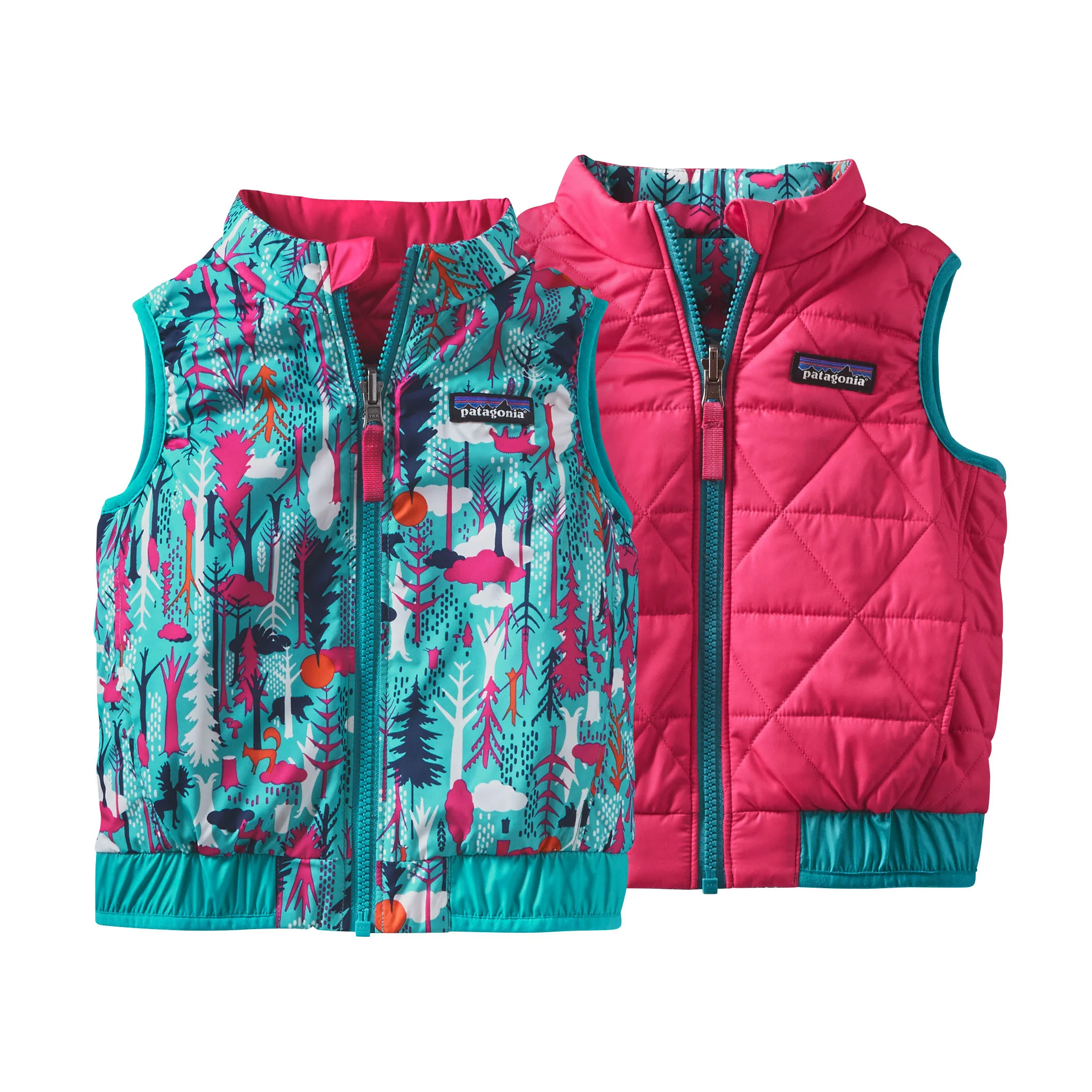 Baby Reversible Puff-Ball Vest