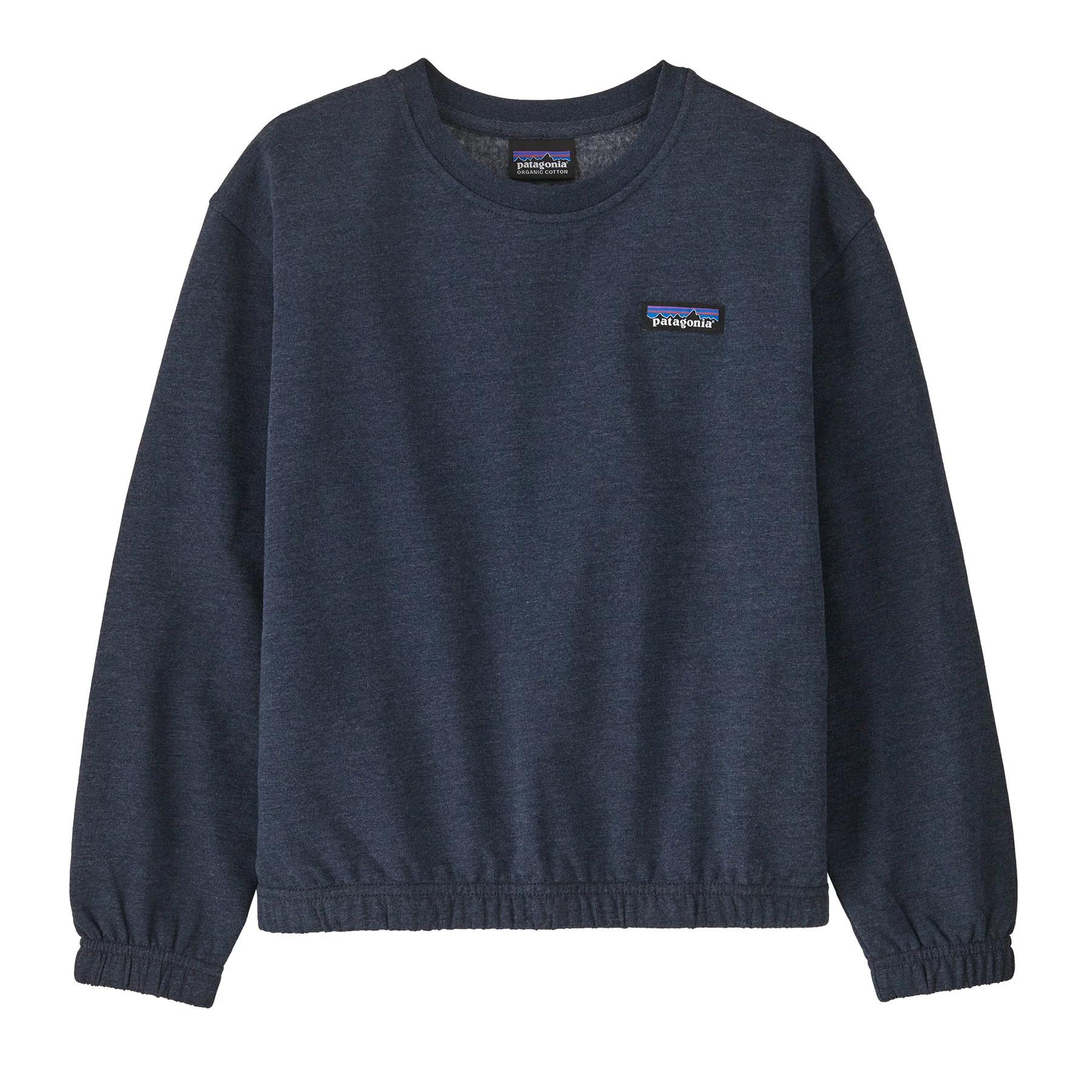 Girls' Organic Cotton Lightweight Crew Sweatshirt