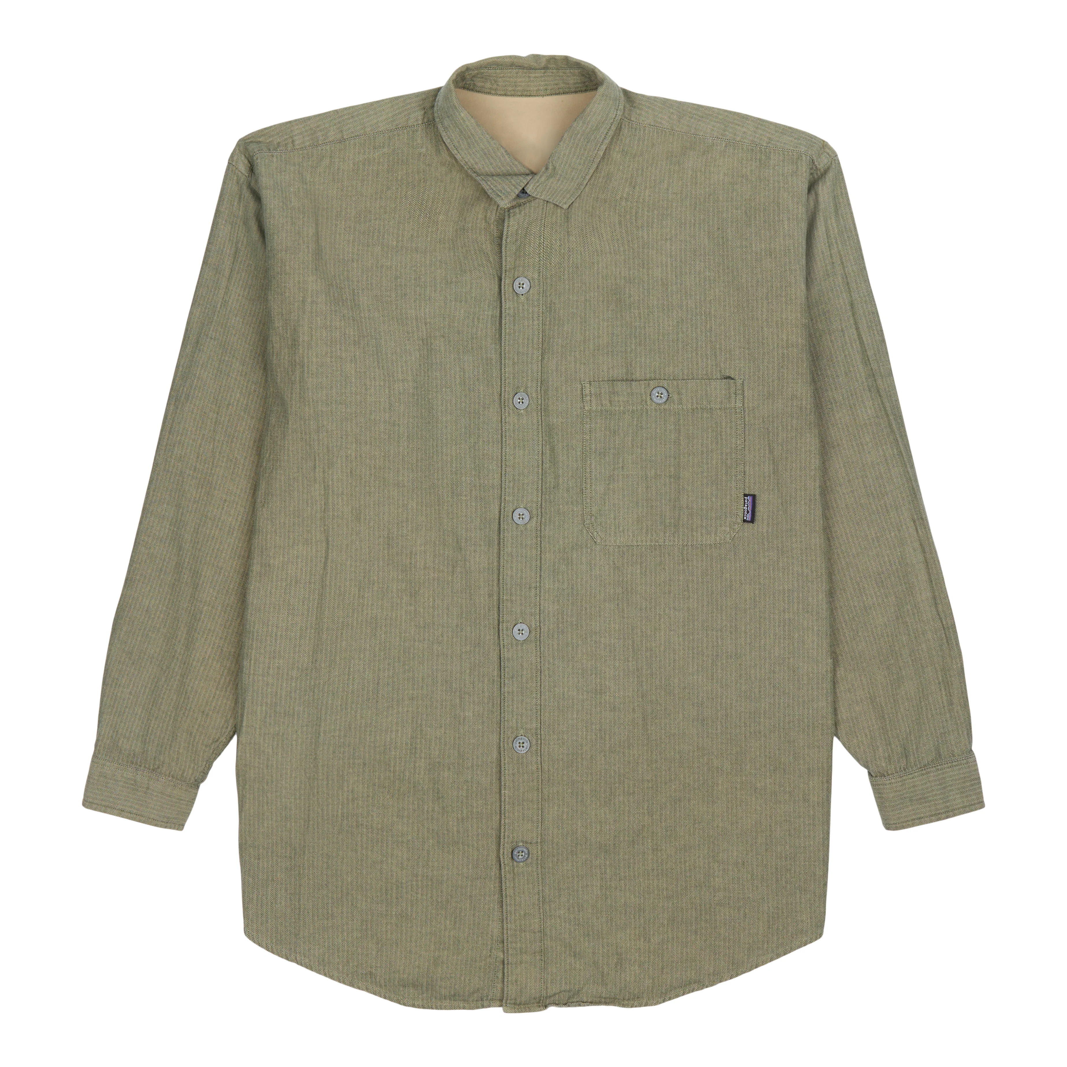 Long-Sleeved Yarn Dye Work Shirt