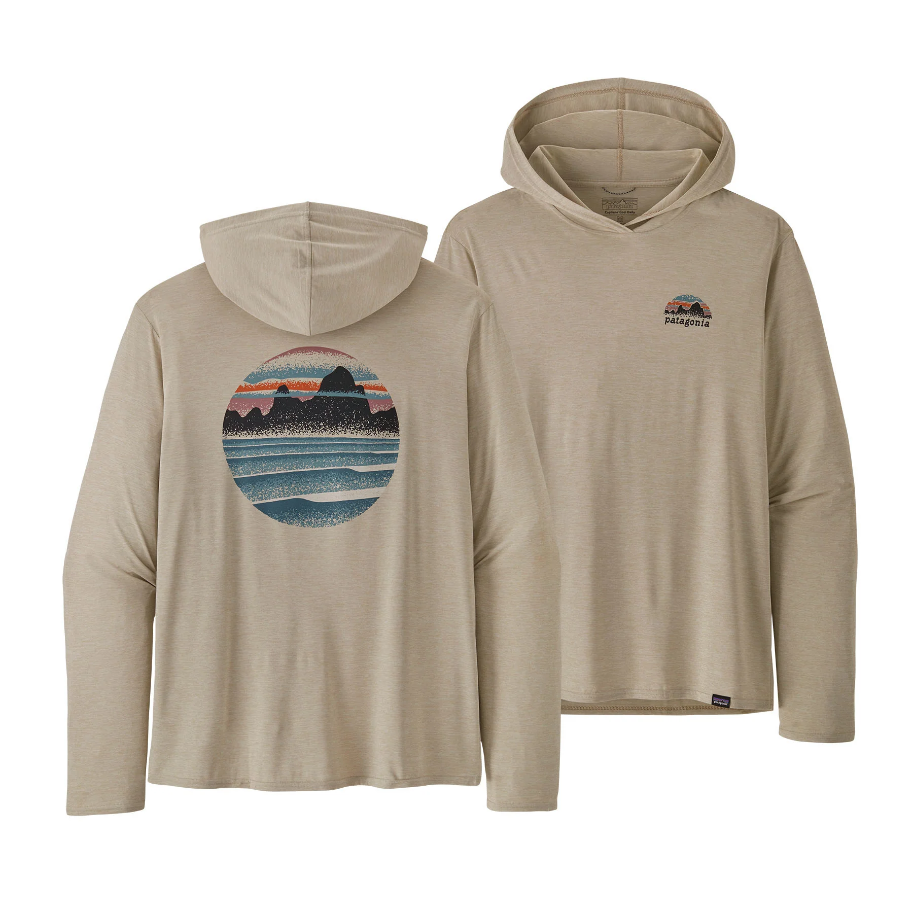 Men's Capilene® Cool Daily Graphic Hoody - Relaxed Fit