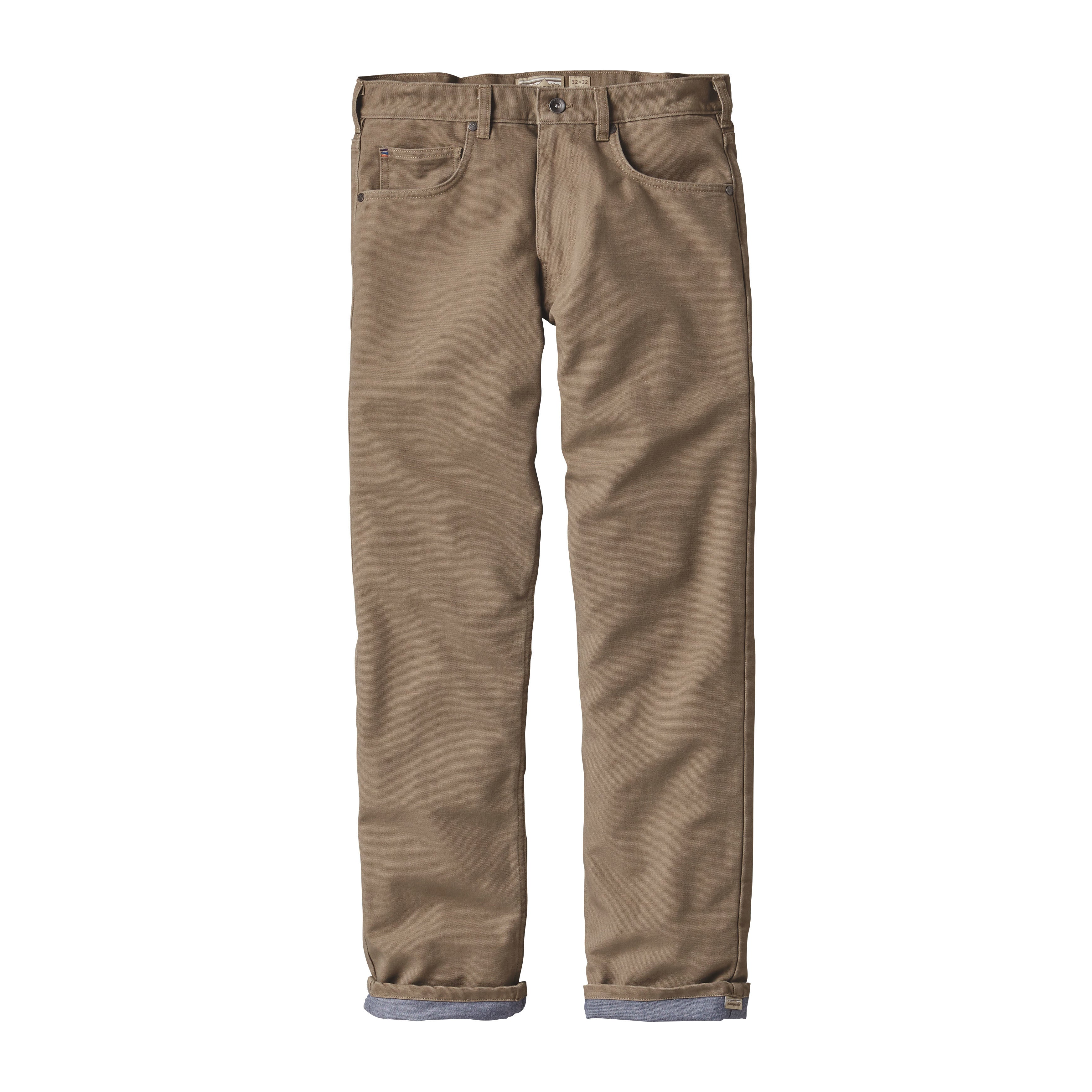 Men's Flannel Lined Straight Fit Jeans - Regular
