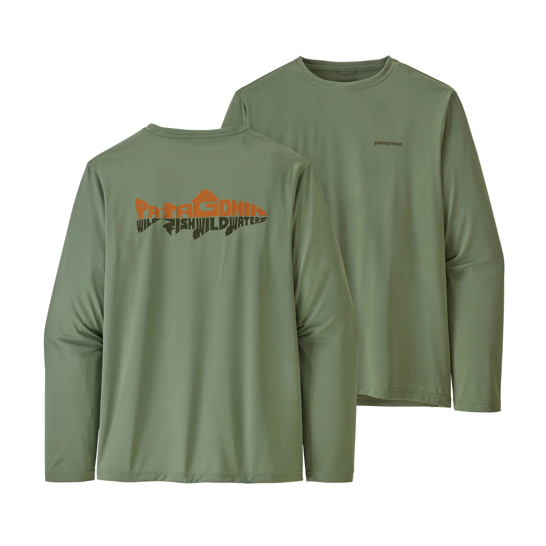 Men's Long-Sleeved Capilene® Cool Daily Fish Graphic Shirt
