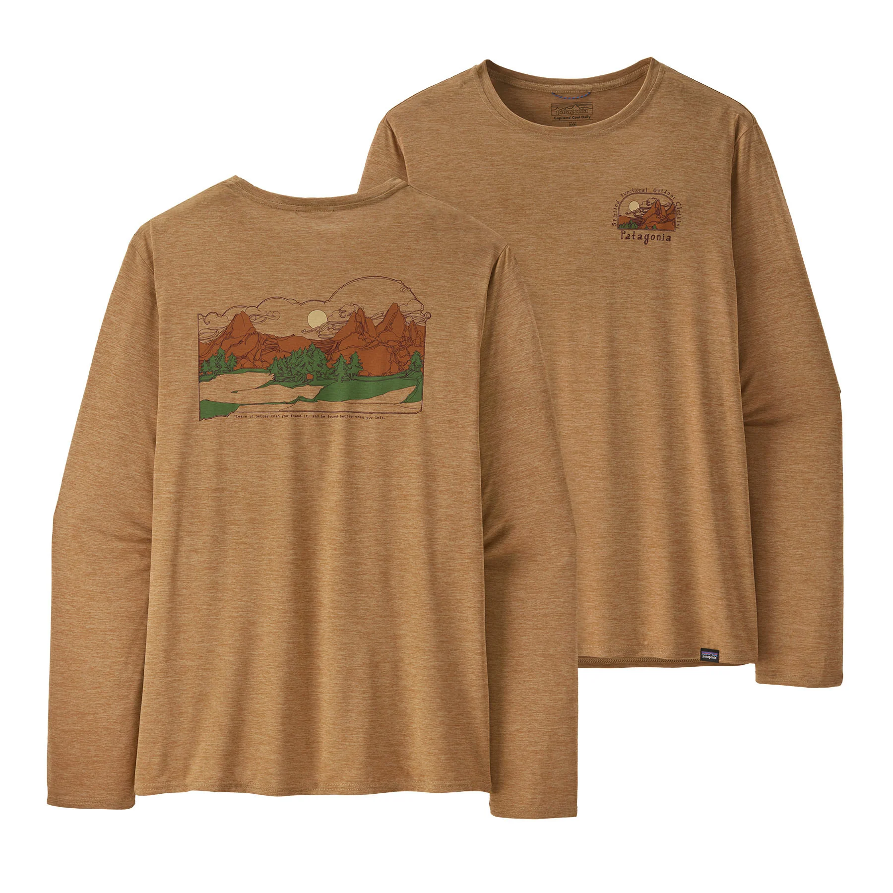 Men's Long-Sleeved Capilene® Cool Daily Graphic Shirt - Lands