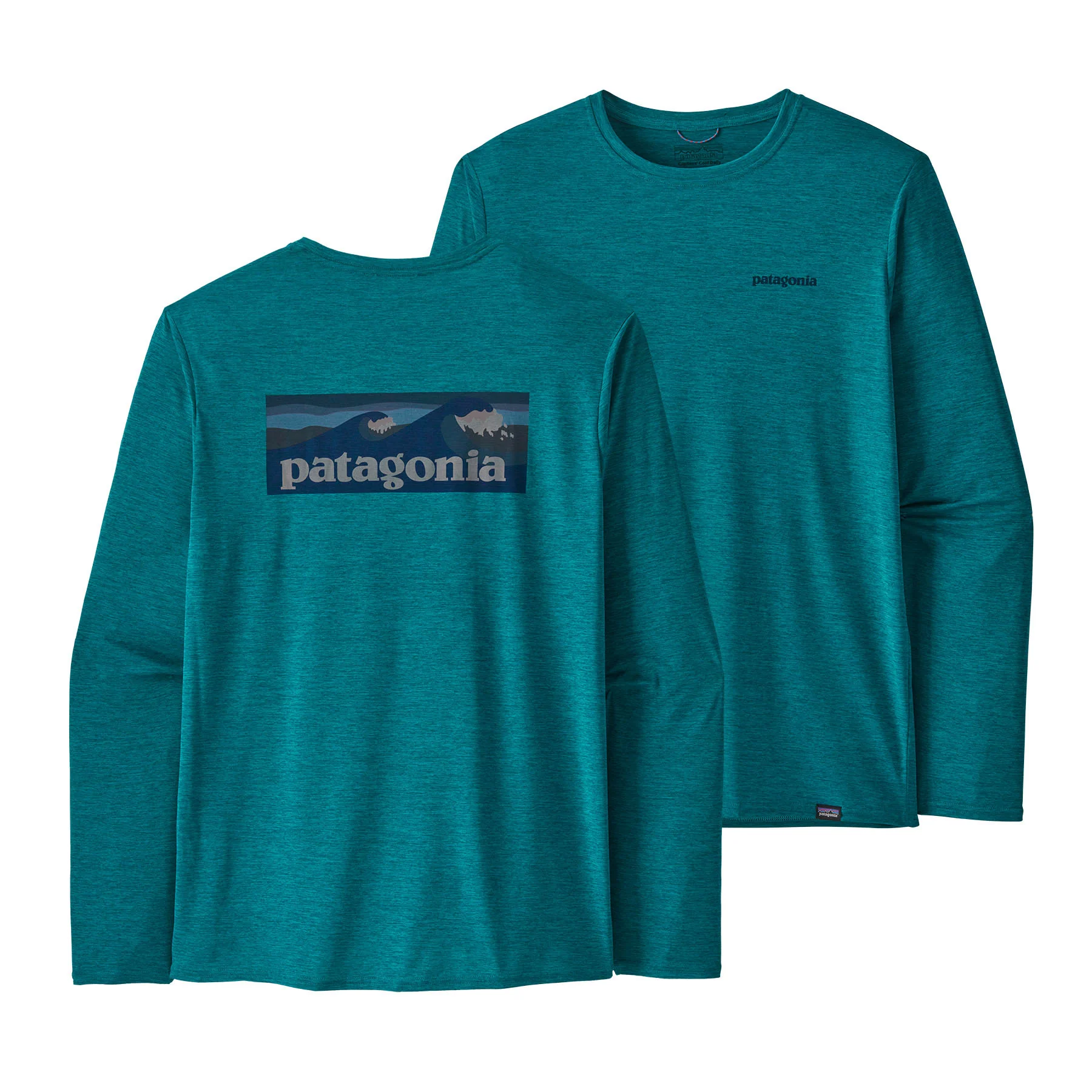 Men's Long-Sleeved Capilene® Cool Daily Graphic Shirt - Waters