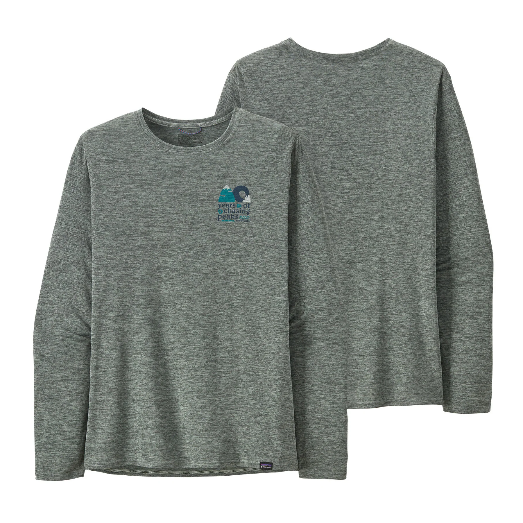 Men's Long-Sleeved Capilene® Cool Daily Graphic Shirt - Waters