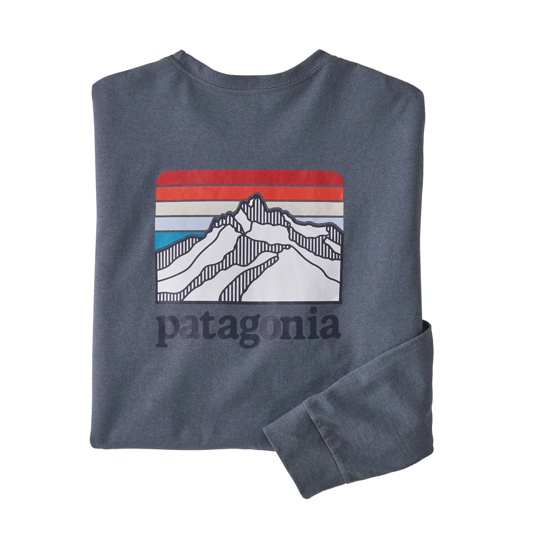 Men's Long-Sleeved Line Logo Ridge Responsibili-Tee®