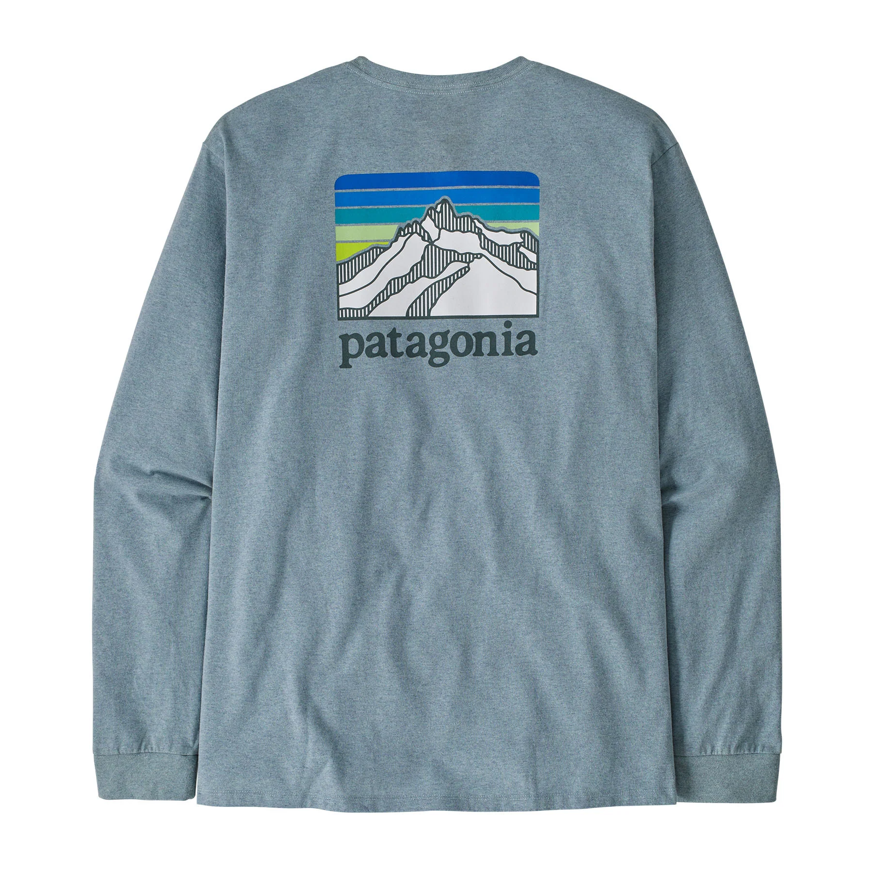 Men's Long-Sleeved Line Logo Ridge Responsibili-Tee®