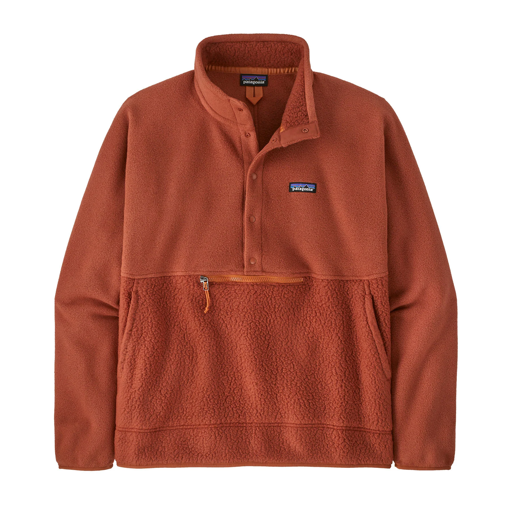 Men's Retro Pile Half-Snap Pullover
