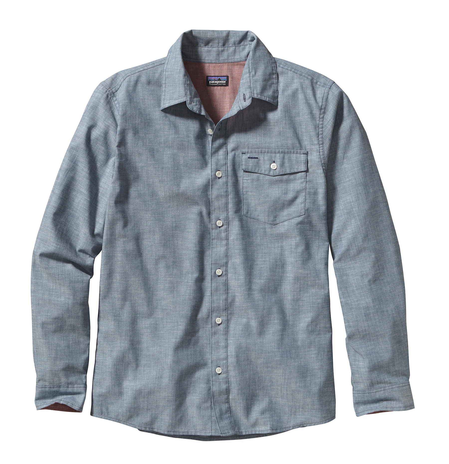 M's Long-Sleeved Lightweight Chambray Shirt