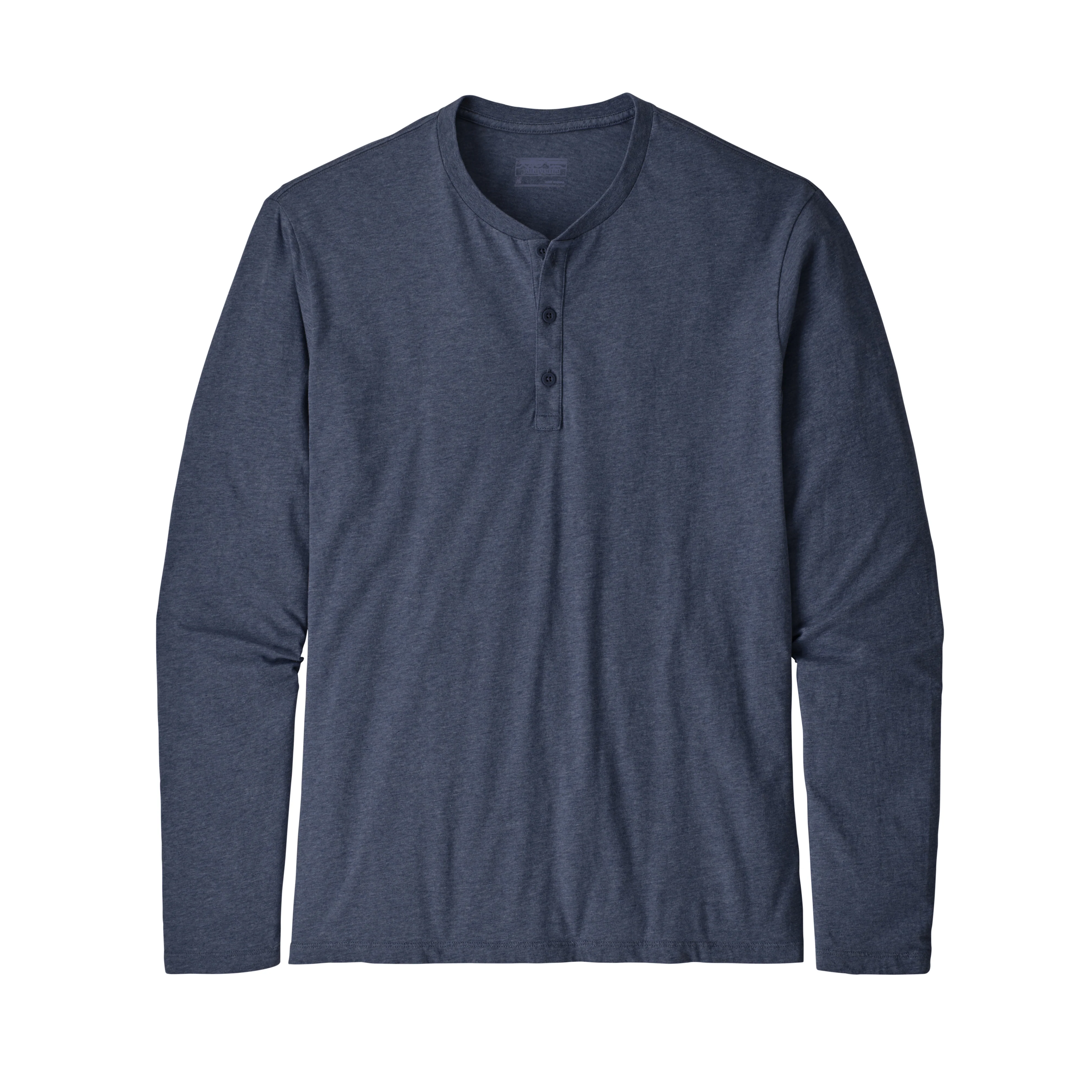 M's Long-Sleeved Organic Cotton Lightweight Henley Pullover