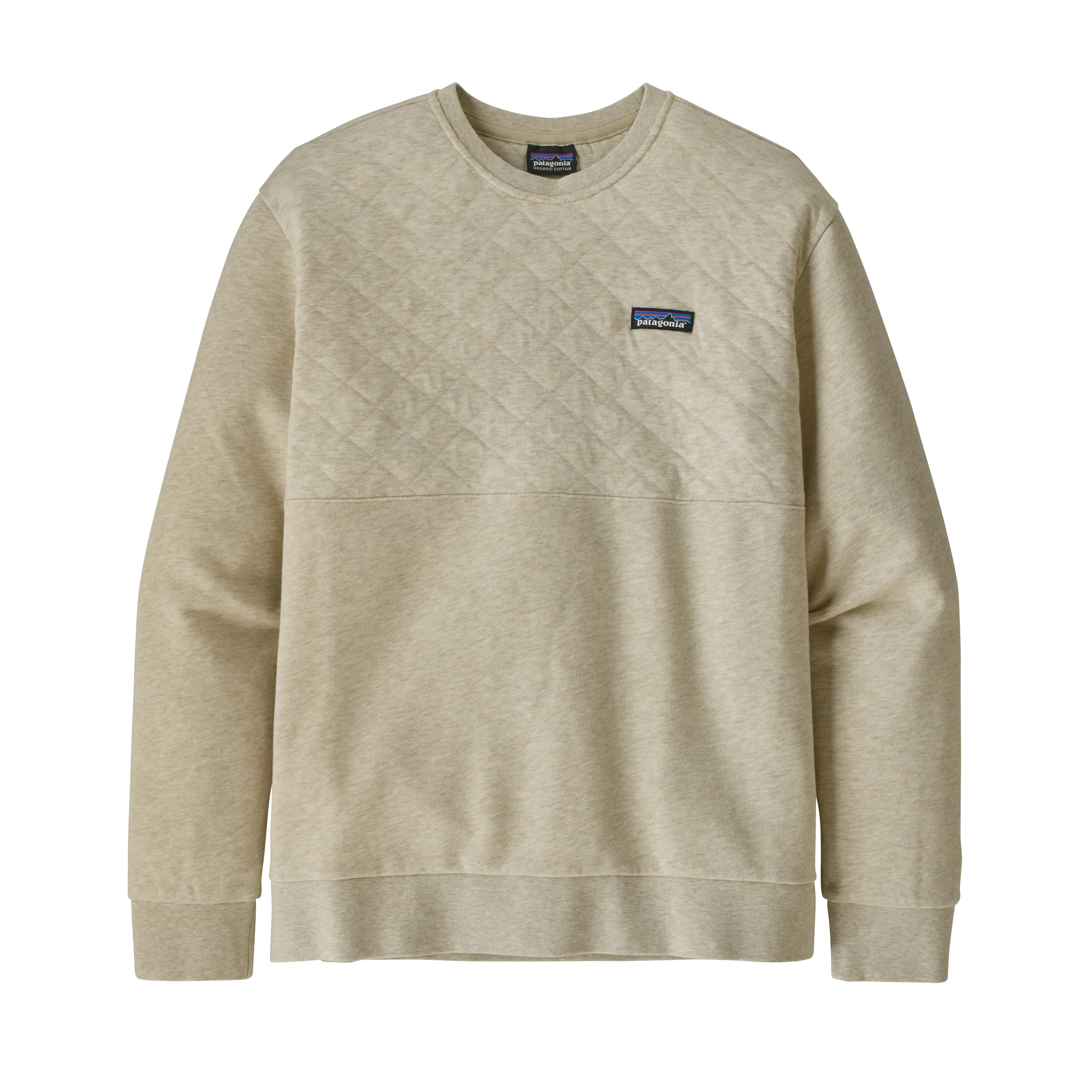M's Organic Cotton Quilt Crewneck Sweatshirt