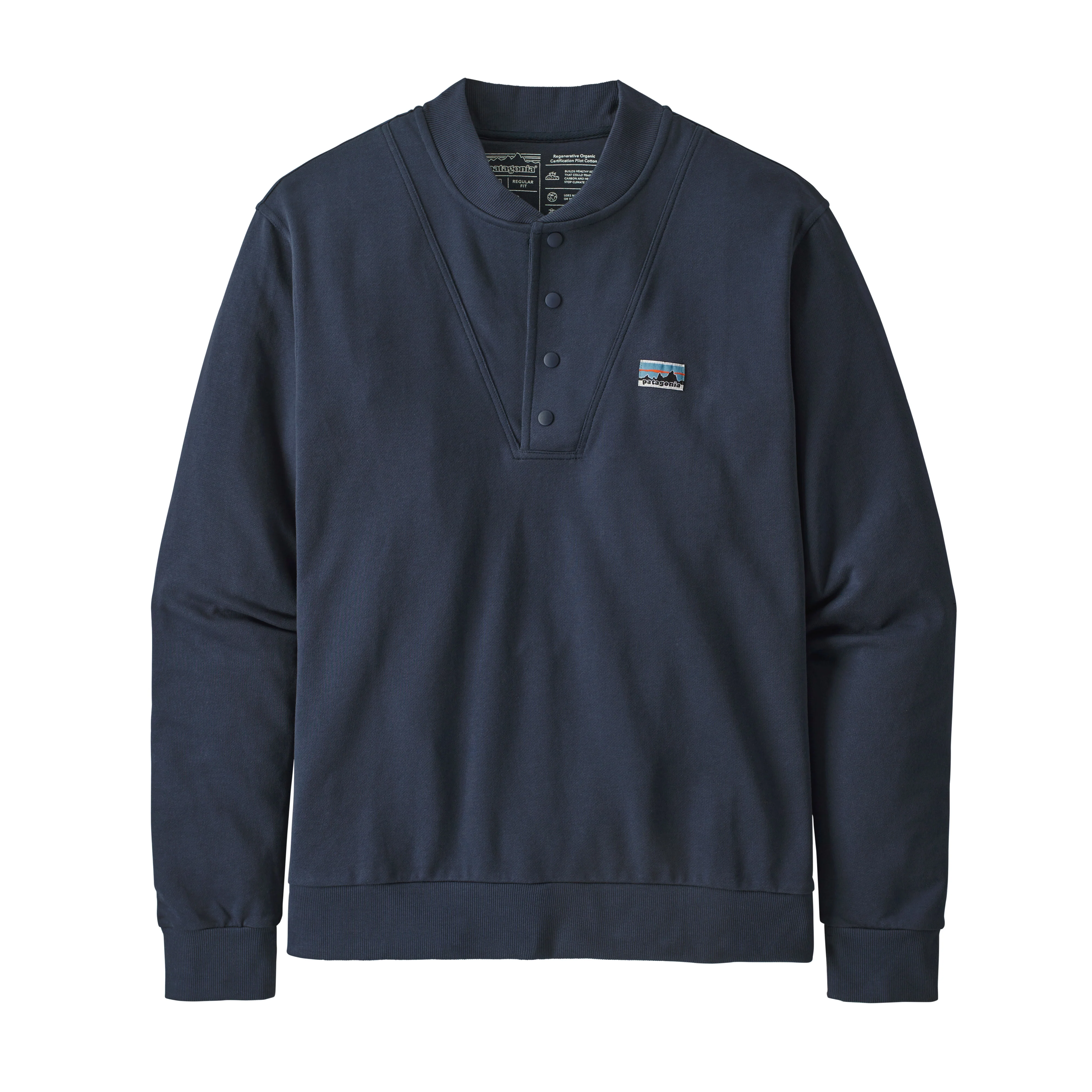 M's Regenerative Organic Pilot Cotton Snap Sweatshirt