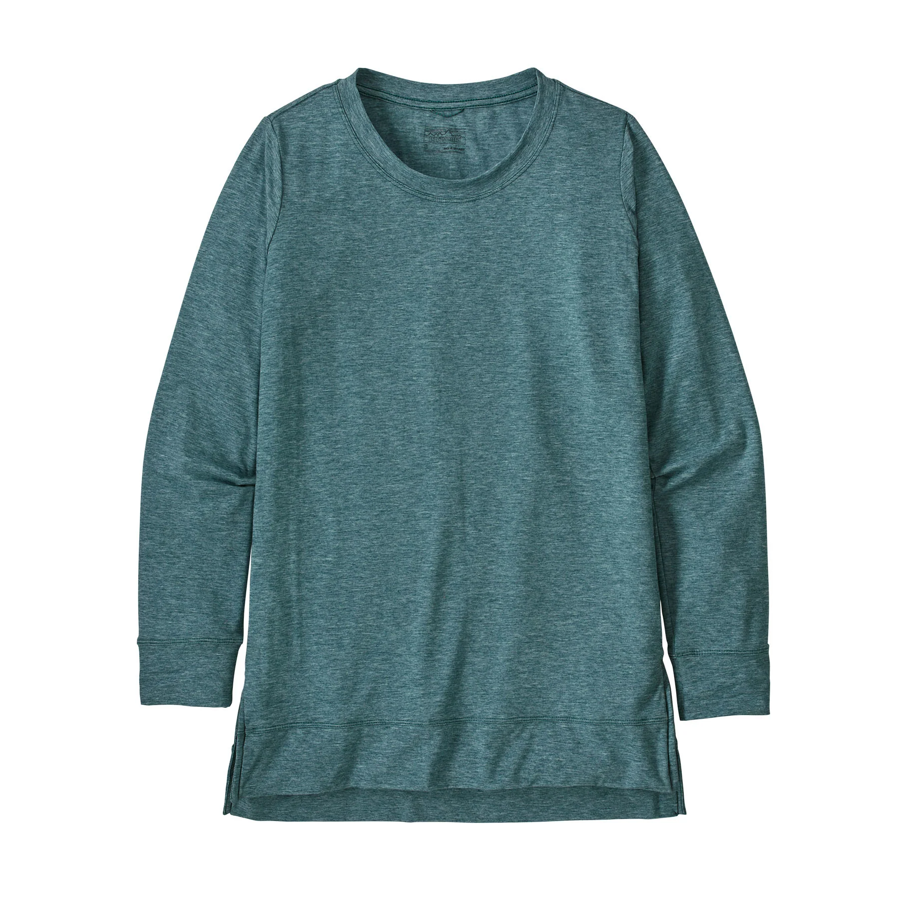 Women's Long-Sleeved Glorya Side-Slit Top