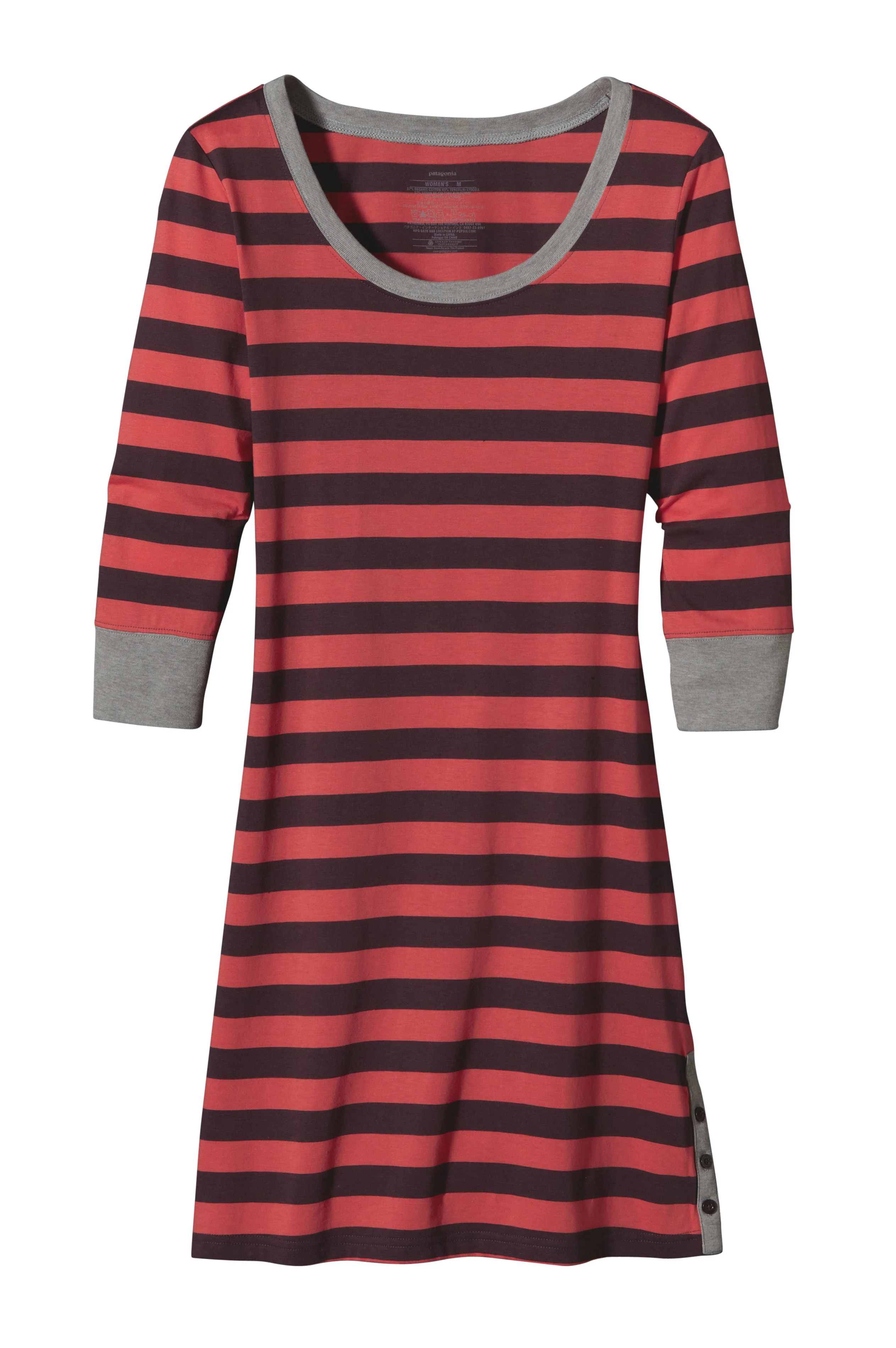 W's 3/4-Sleeved Au Bateau Dress